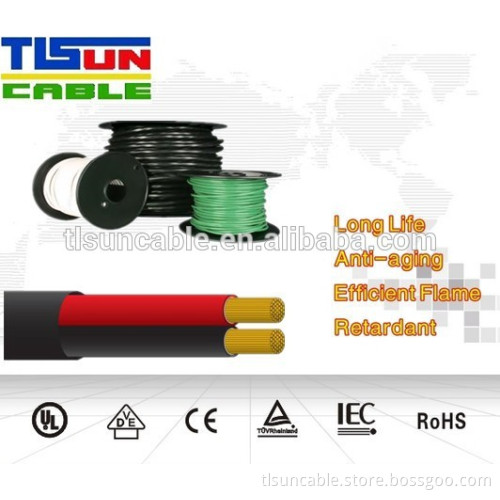 4mm2 x 2core Flat Solar DC Cable Solar PV cable